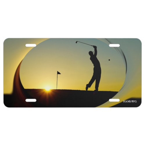 HAMbyWG _ Vanity License Plate _ Golfer