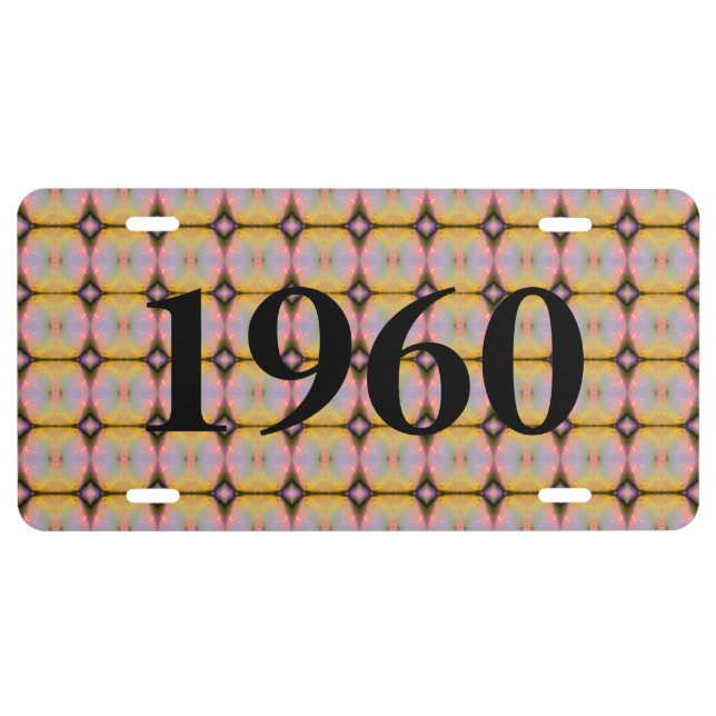 HAMbyWG -  Vanity License Plate - Yellow Pink Mix (Front)
