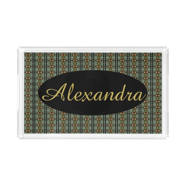 HAMbyWG - Vanity/Perfume Tray - Vintage Deco (Front)