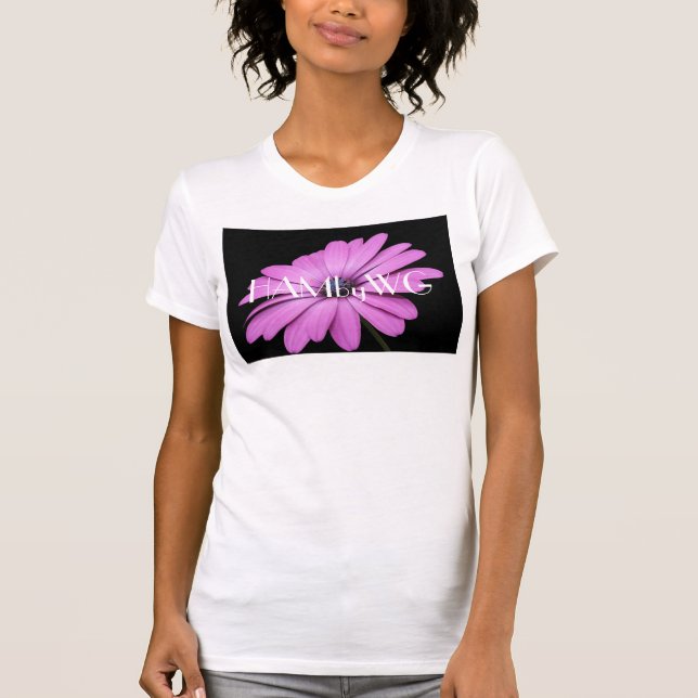 HAMbyWG Violet Purple Daisy T-Shirt (Front)