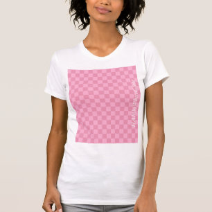 HAMbyWG - Women's T-Shirt - Pink Checker