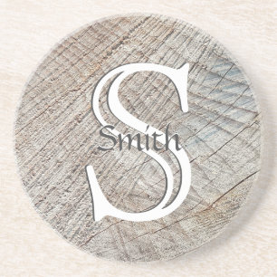 HAMbyWG - Wood Design Monogram Coaster