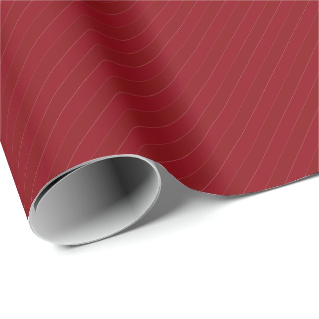 HAMbyWG Wrapping Paper - I Love Red - Striped (Roll Corner)