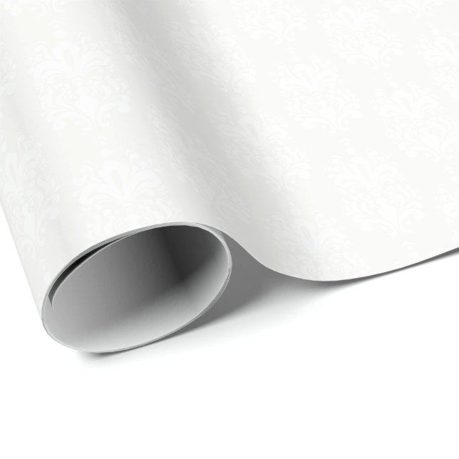 HAMbyWG Wrapping Paper White/Creme Lg Ornate 2 (Roll Corner)
