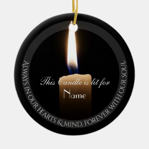 HAMbyWhiteGlove Candle Tribute Ornament