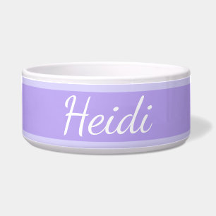 HAMbyWhiteGlove - Dog Food Bowl - Light Purple