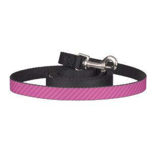HAMbyWhiteGlove - Dog Leash - Pink Diagonal