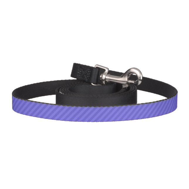 HAMbyWhiteGlove - Dog Leash - Purple Diagonal (Hook)