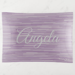 HAMbyWhiteGlove - Glass Trinket Tray - Spray Heart