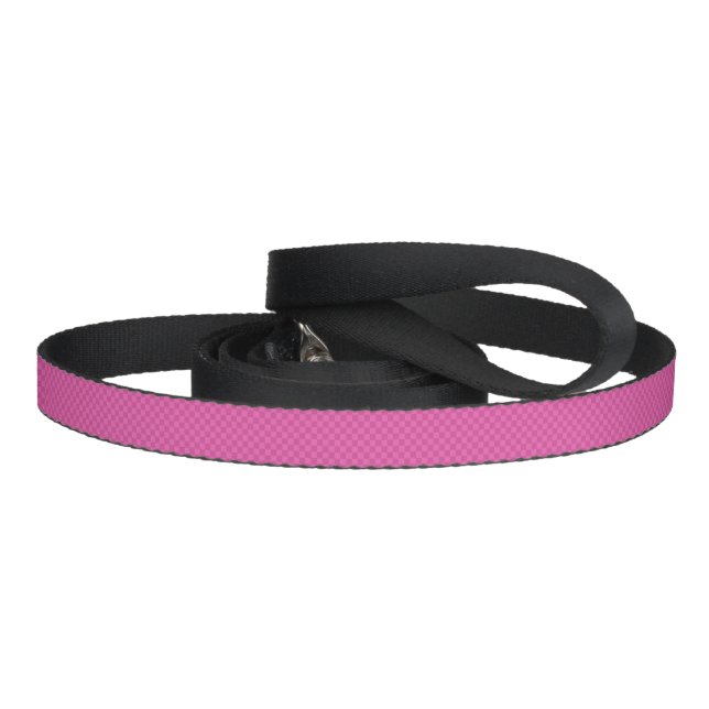 HAMbyWhiteGlove - Leash - Raspberry Gingham (Handle)