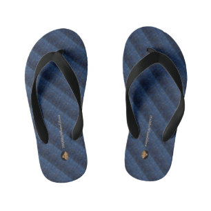 HAMbyWhiteGlove Logo Indigo - Flip-Flops Kid's Flip Flops