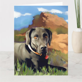 HAMDA heARTdog Labrador Card