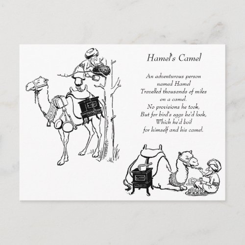 Hamels Camel Limerick Postcard