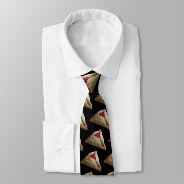 Hamentashen Neck Tie (Tied)