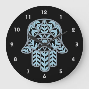 Hamesh Hamsa Wall Clock
