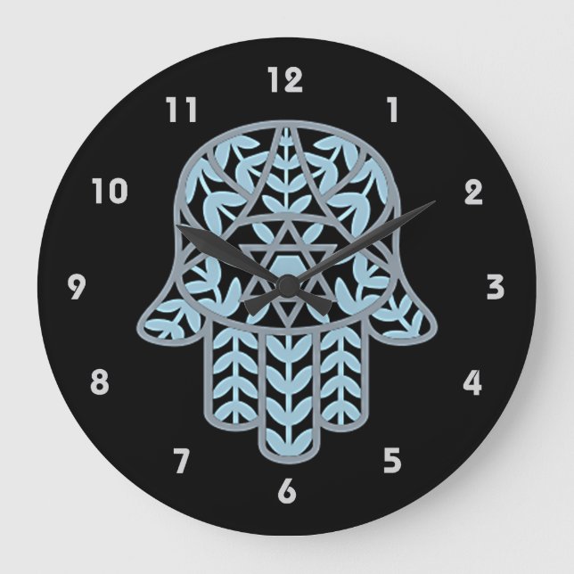 Hamesh Hamsa Wall Clock (Front)