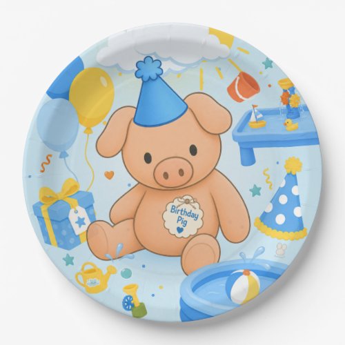 Hamhock's Splashtastic! Storybook Party Paper Plates