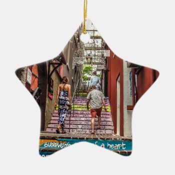 Hamilton Alley Ceramic Ornament by shanesimages at Zazzle
