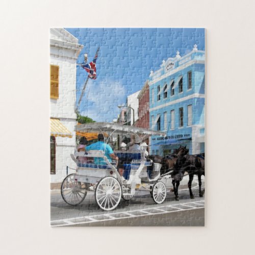 Hamilton Bermuda Carriage Ride Jigsaw Puzzle