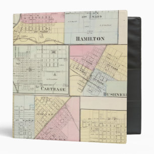 Hamilton, Carthage, Bushnell, Lincoln and LaHarpe Binder