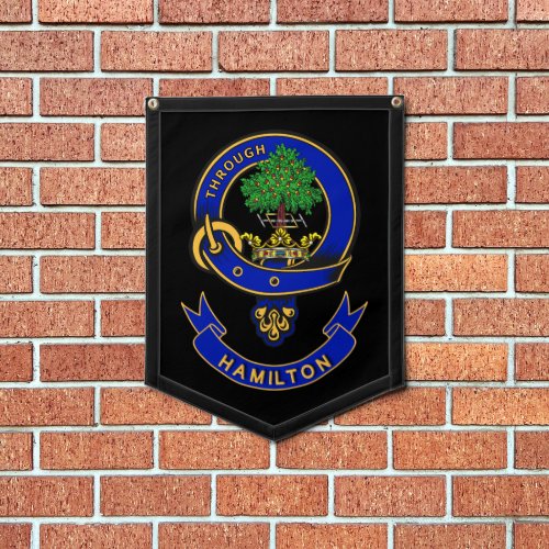 Hamilton Clan Badge Banner   Pennant