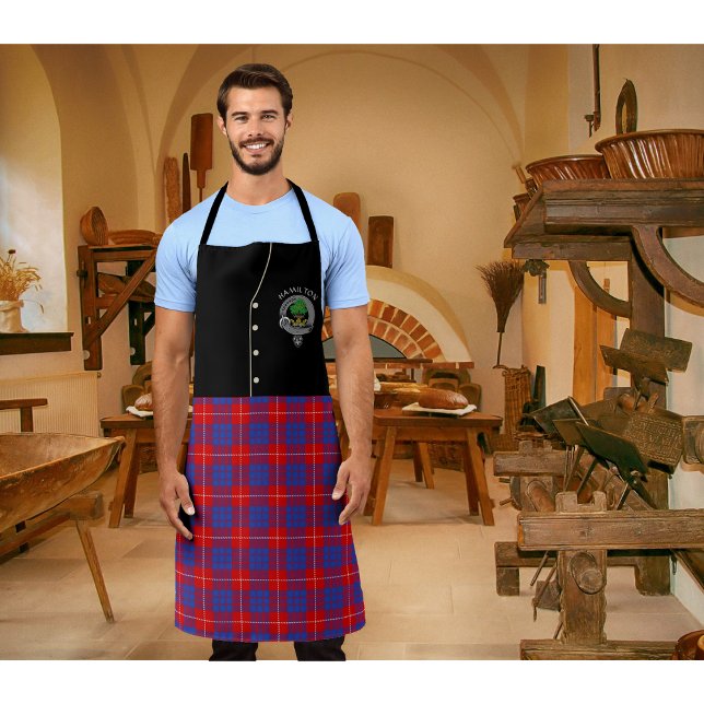 Hamilton Clan Badge & Tartan Kilt Apron (Creator Uploaded)