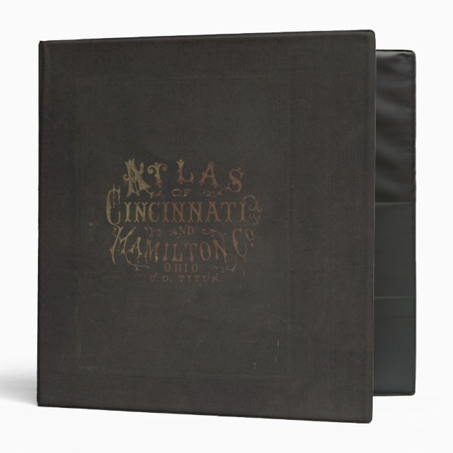 Hamilton County Atlas 3 Ring Binder (Front/Inside)