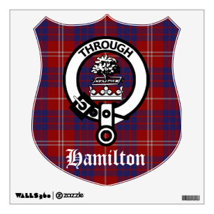 Hamilton Crest Badge Wall Decal