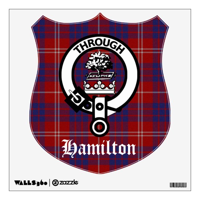 Hamilton Crest Badge Wall Decal (Front)