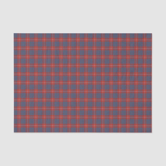 Hamilton Dress Ancient Scottish Tartan Tissue Paper (Front)