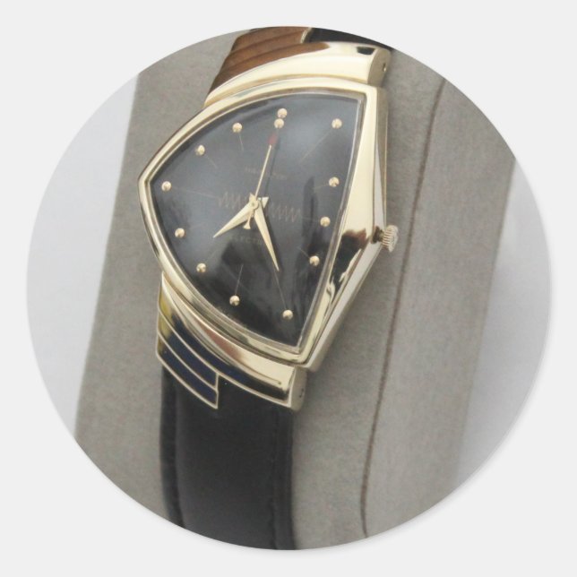 Hamilton Electric Ventura Watch c.1957 Classic Round Sticker (Front)