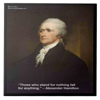 Hamilton "Fall For Anything" Ceramic Photo Tile