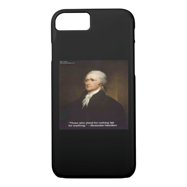 Hamilton "Fall For Anything" iPhone 7 Phone Case (Back)