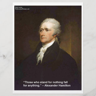 Hamilton Fall For Anything Quote Gift
