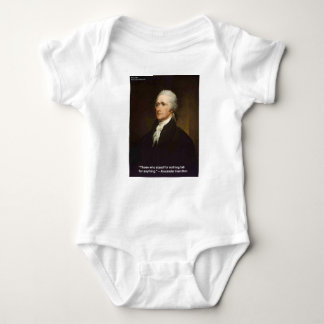 Hamilton Fall For Anything Quote Gift Baby Bodysuit