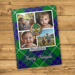 Hamilton Family Photo Collage Notebook
