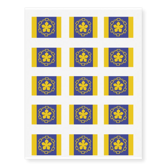 HAMILTON Flag Temporary Tattoos (Front)