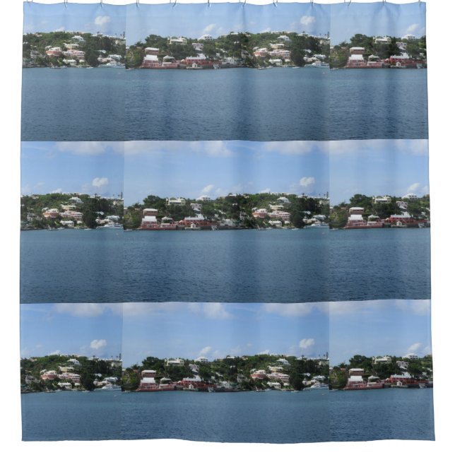 Hamilton Harbor View Shower Curtain (Front)