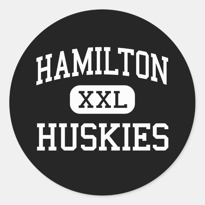 Hamilton   Huskies   High   Chandler Arizona Stickers