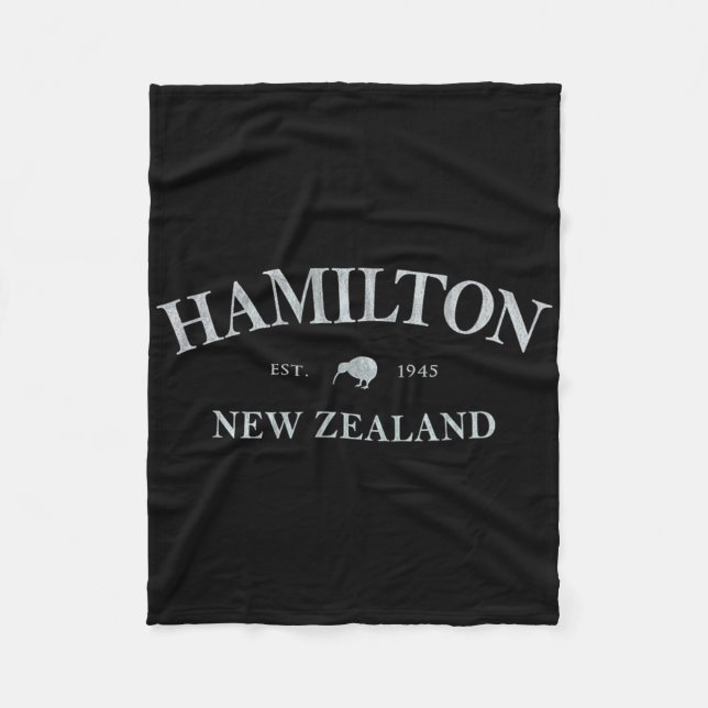 Hamilton New Zealand Hamilton Nz Graphic Print  Fleece Blanket (Front)