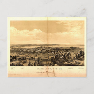 Hamilton, Ontario, Canada (1859) Postcard