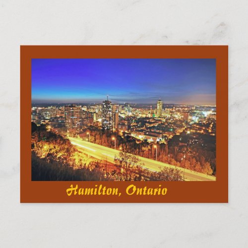 Hamilton Ontario Canada Postcard