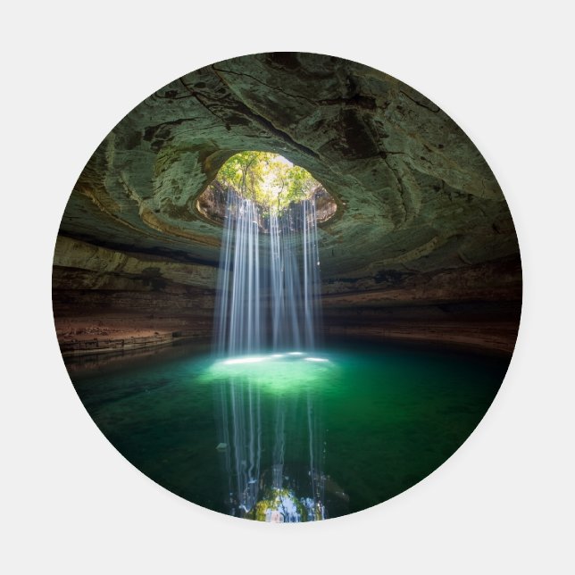 Hamilton Pool Coaster Set - Natural Texas Design (Single)