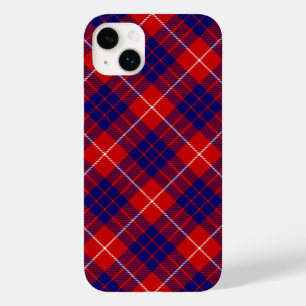 Hamilton tartan red blue purple plaid Case-Mate iPhone 14 plus case