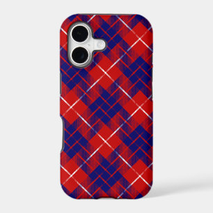 Hamilton tartan red blue purple plaid iPhone 17 case