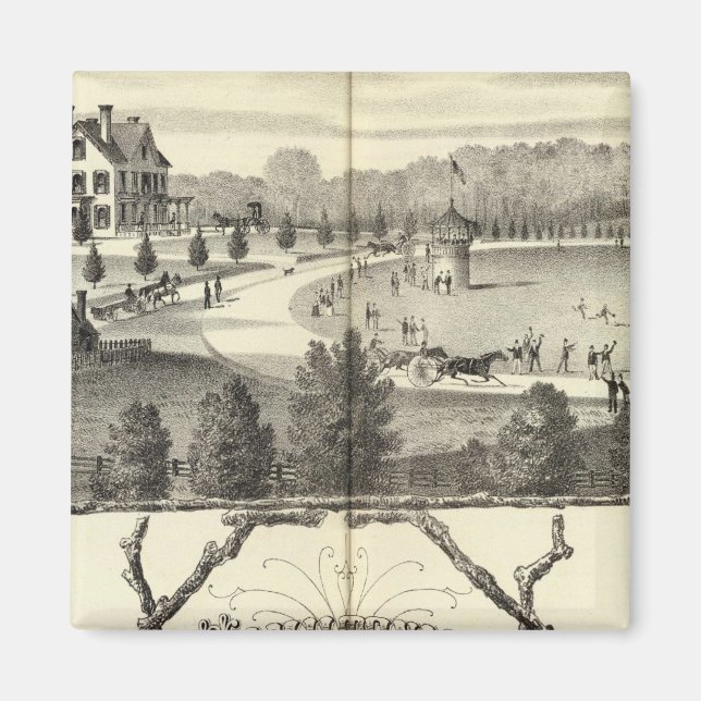 Hamiltonian Farm in Middletown, NJ Magnet (Front)