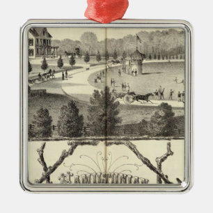 Hamiltonian Farm in Middletown, NJ Metal Ornament