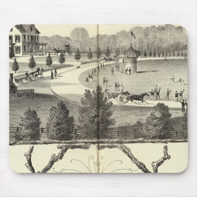 Hamiltonian Farm in Middletown, NJ Mouse Pad (Front)