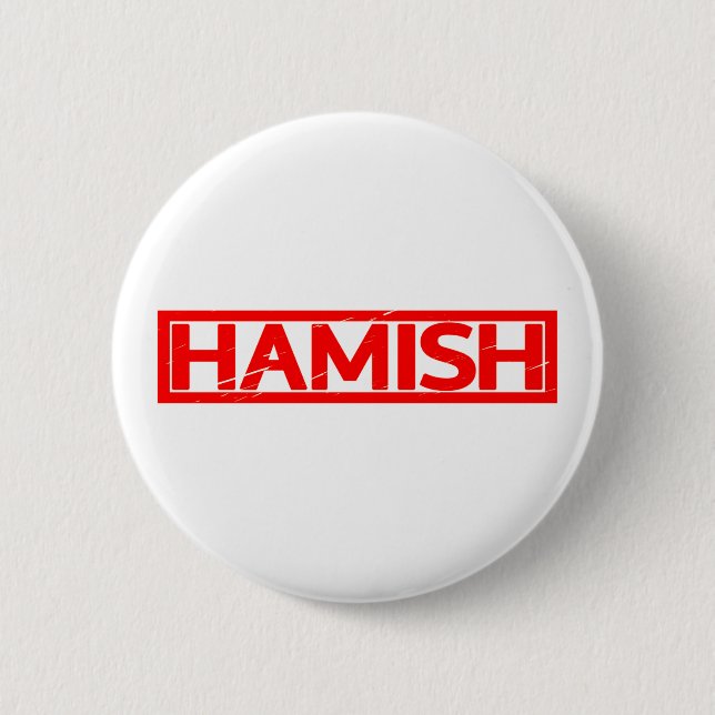 Hamish Stamp Button (Front)