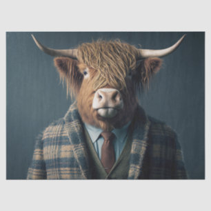 Hamish The Highland Cow Decoupage Tissue Paper